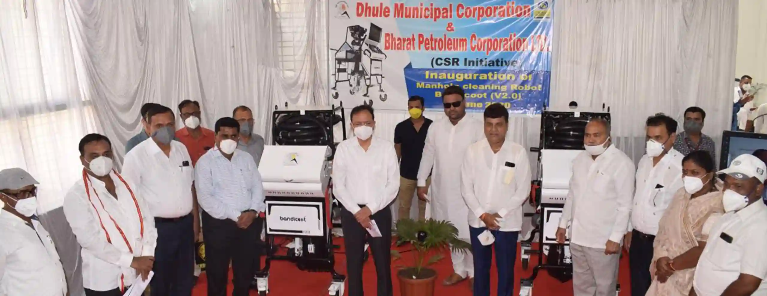 Dhule Deploys 2 Bandicoots for Safer Sanitation